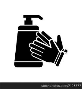 Cleaning Hand Soap Wash icon vector design templates isolated on white background