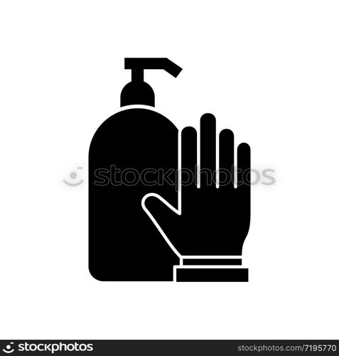 Cleaning Hand Soap Wash icon vector design templates on white background