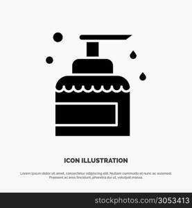 Cleaning, House, Keeping, Product, Spray solid Glyph Icon vector