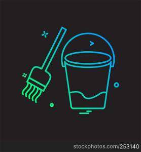 Cleaning icon design vector