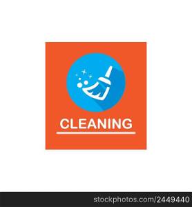 Cleaning icon vector icon template design