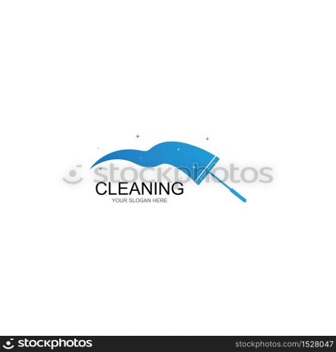 Cleaning logo and symbol ilustration vector template