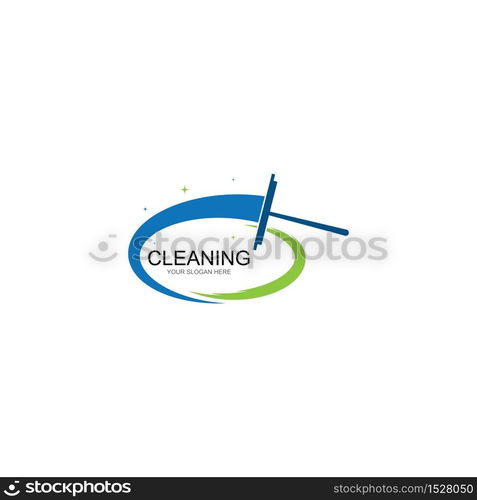 Cleaning logo and symbol ilustration vector template