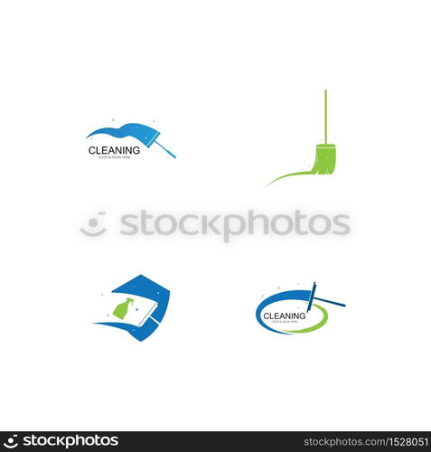 Cleaning logo and symbol ilustration vector template