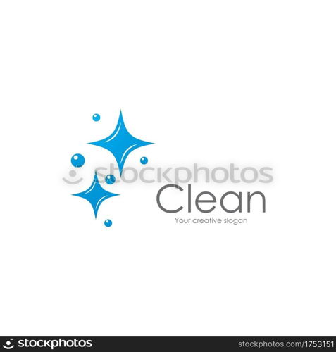 Cleaning logo and symbol ilustration vector template