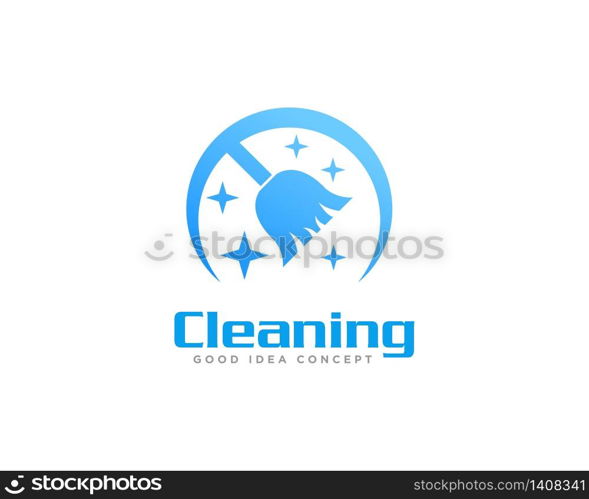 Cleaning Logo Icon Design Vector