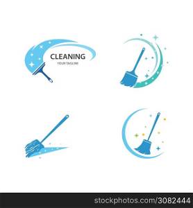Cleaning logo ilustration vector template