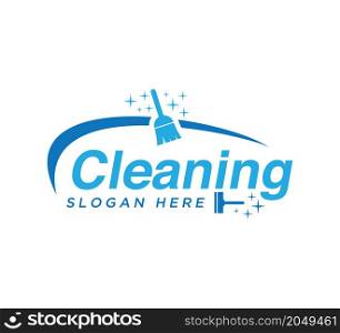 Cleaning logo vector design template