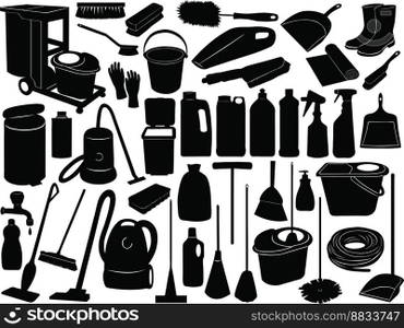 Cleaning objects vector image