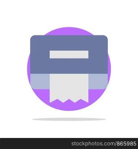 Cleaning, Paper, Tissue Abstract Circle Background Flat color Icon