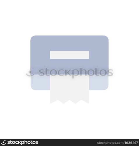 Cleaning, Paper, Tissue  Flat Color Icon. Vector icon banner Template