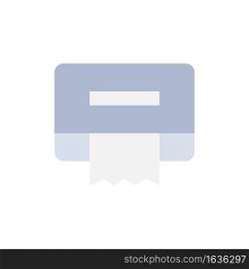 Cleaning, Paper, Tissue  Flat Color Icon. Vector icon banner Template