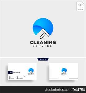 cleaning service house eco logo template vector illustration icon element isolated - vector. cleaning service house eco logo template vector illustration icon element