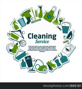 Cleaning service illustration.. Cleaning service illustration. Set of icons cleaning.