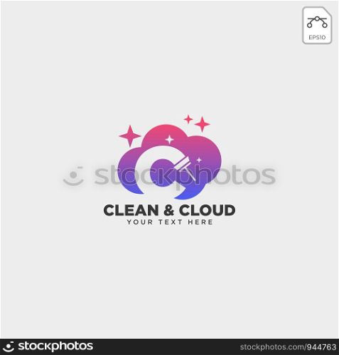 cleaning service letter C logo template vector illustration icon element isolated - vector. cleaning service letter C logo template vector illustration icon element