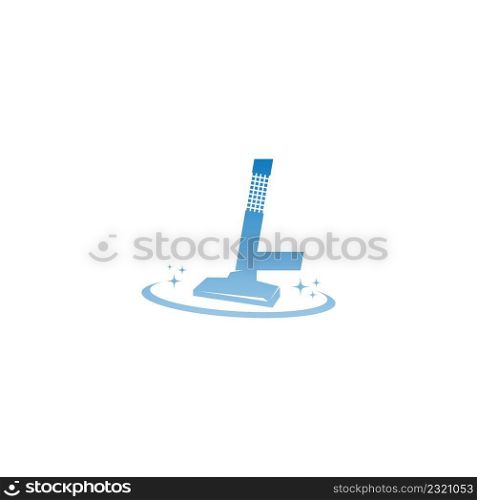 Cleaning service logo illustration with letter L icon template vector