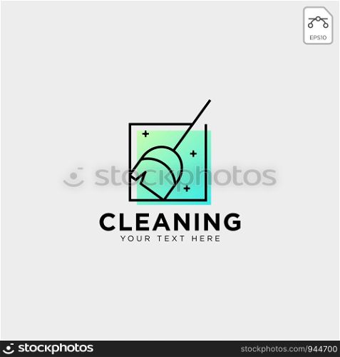 cleaning service logo template vector illustration icon element isolated - vector. cleaning service logo template vector illustration icon element