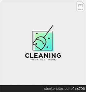 cleaning service logo template vector illustration icon element isolated - vector. cleaning service logo template vector illustration icon element