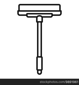 Cleaning sponge mop icon. Outline cleaning sponge mop vector icon for web design isolated on white background. Cleaning sponge mop icon, outline style