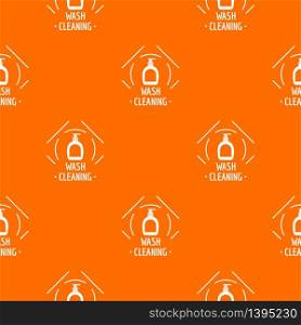 Cleaning wash pattern vector orange for any web design best. Cleaning wash pattern vector orange