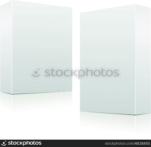 Clear white boxes