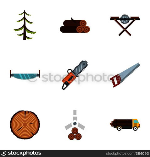 Cleaver icons set. Flat illustration of 9 cleaver vector icons for web. Cleaver icons set, flat style