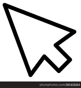 Click cursor mouse point pointer icon Royalty Free Vector