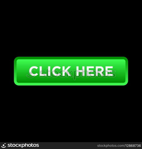click here button website vector template