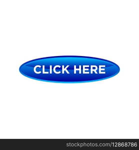 click here button website vector template