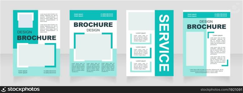 Client support service cayn blank brochure layout design. Report info. Vertical poster template set with empty copy space for text. Premade corporate reports collection. Editable flyer paper pages. Client support service cayn blank brochure layout design