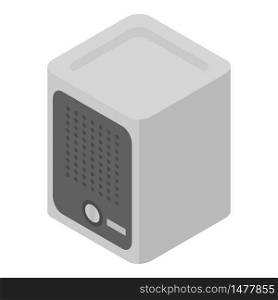 Climate air purifier icon. Isometric of climate air purifier vector icon for web design isolated on white background. Climate air purifier icon, isometric style