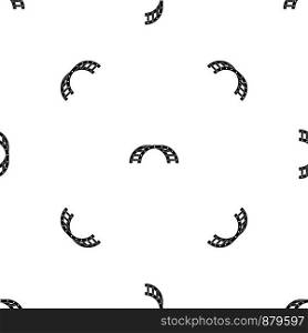 Climbing stairs on a playground pattern repeat seamless in black color for any design. Vector geometric illustration. Climbing stairs on a playground pattern seamless black