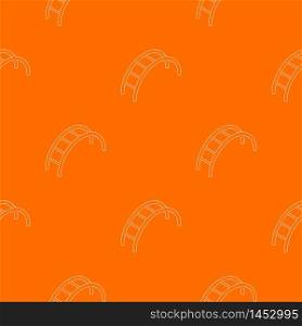 Climbing stairs pattern vector orange for any web design best. Climbing stairs pattern vector orange