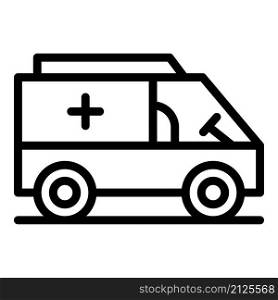 Clinic ambulance car icon outline vector. Hospital emergency. Paramedic doctor. Clinic ambulance car icon outline vector. Hospital emergency