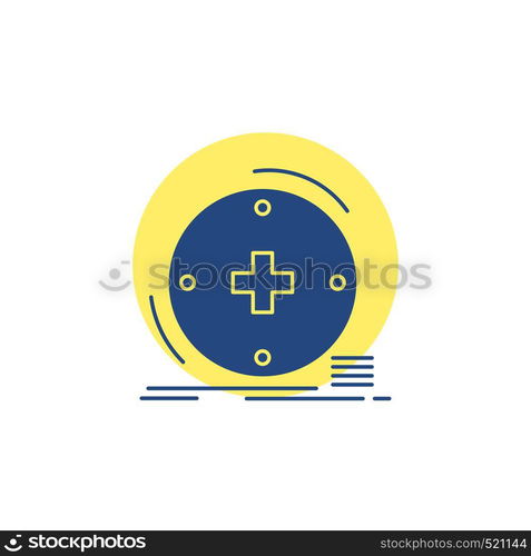 Clinical, digital, health, healthcare, telemedicine Glyph Icon.. Vector EPS10 Abstract Template background