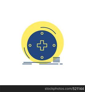 Clinical, digital, health, healthcare, telemedicine Glyph Icon.. Vector EPS10 Abstract Template background