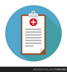 Clinical record, prescription, medical checkup report, health insurance concepts. Clipboard with checklist and medical cross in mockup style for website or mobile apps design. vector illustration eps10. Clinical record, prescription, medical checkup report, health insurance concepts. Clipboard with checklist and medical cross in mockup style for website or mobile apps design. vector