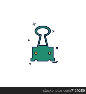 Clip icon design vector