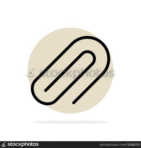 Clip, Metal, Paper, Pin Abstract Circle Background Flat color Icon