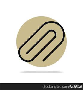 Clip, Metal, Paper, Pin Abstract Circle Background Flat color Icon
