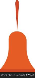 Clipart of an handheld bell generally used during religious prayers vector color drawing or illustration
