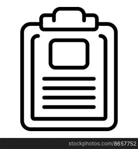 Clipboard conference icon outline vector. Online group. Business office. Clipboard conference icon outline vector. Online group
