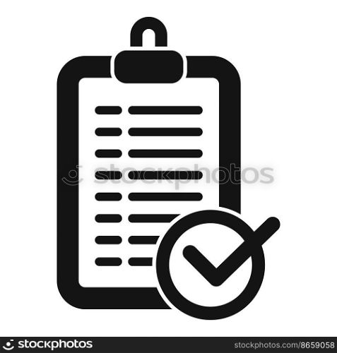 Clipboard safety icon simple vector. Personal safe. Fraud virus. Clipboard safety icon simple vector. Personal safe