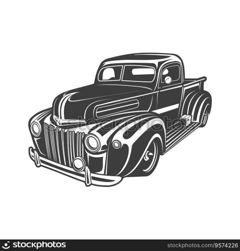 Cllasic car s vector image