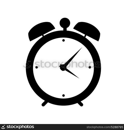clock alarm icon vector illustration