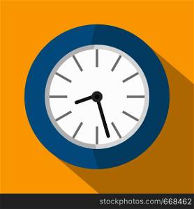 Clock business icon. Flat illustration of clock business vector icon for web. Clock business icon, flat style