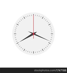 Clock face. Clock Vector. Mechanical clock face. Vector illustration isolated on white background