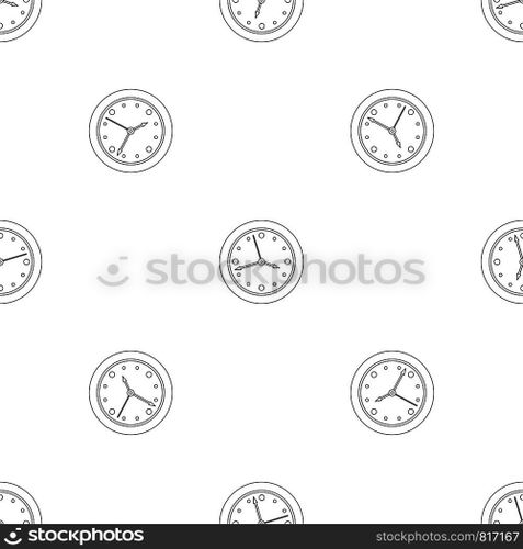 Clock face pattern seamless vector repeat geometric for any web design. Clock face pattern seamless vector
