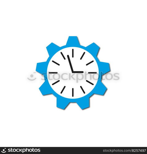 clock gear blue. Technology background. Finance management. Vector illustration. EPS 10.. clock gear blue. Technology background. Finance management. Vector illustration.