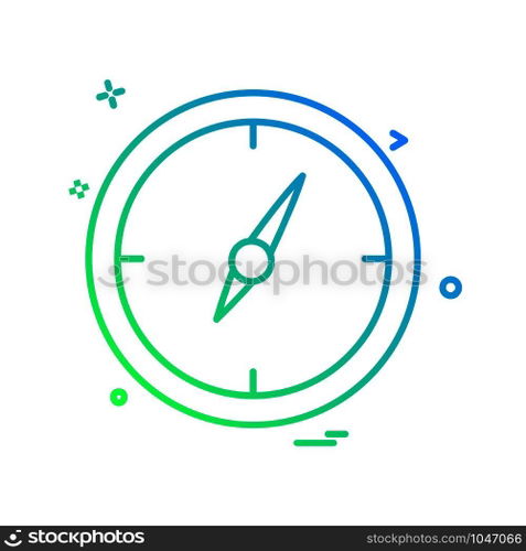 Clock icon design vector